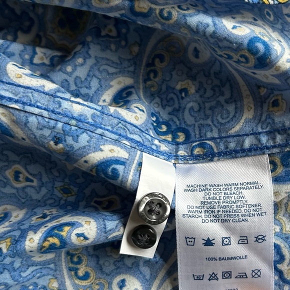 Lands’ End no iron supima cotton popover blouse sz 14 - Picture 5 of 5